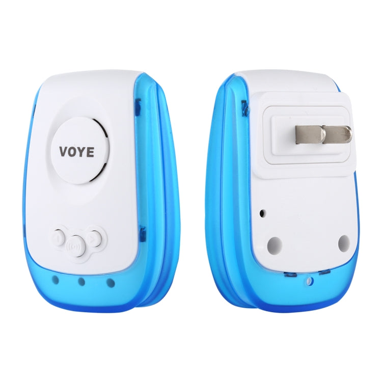 VOYE V009A Home Music Remote Control Wireless Doorbell with 38 Polyphony Sounds, US Plug, V009A VOYE V009A Home Music Remote Control Wireless Doorbell with 38 Polyphony Sounds, US Plug, V009A